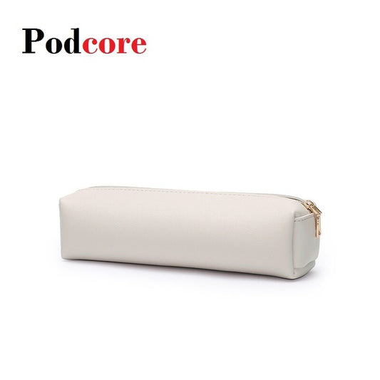 Podcore Fashion PU Leather Pencil Case